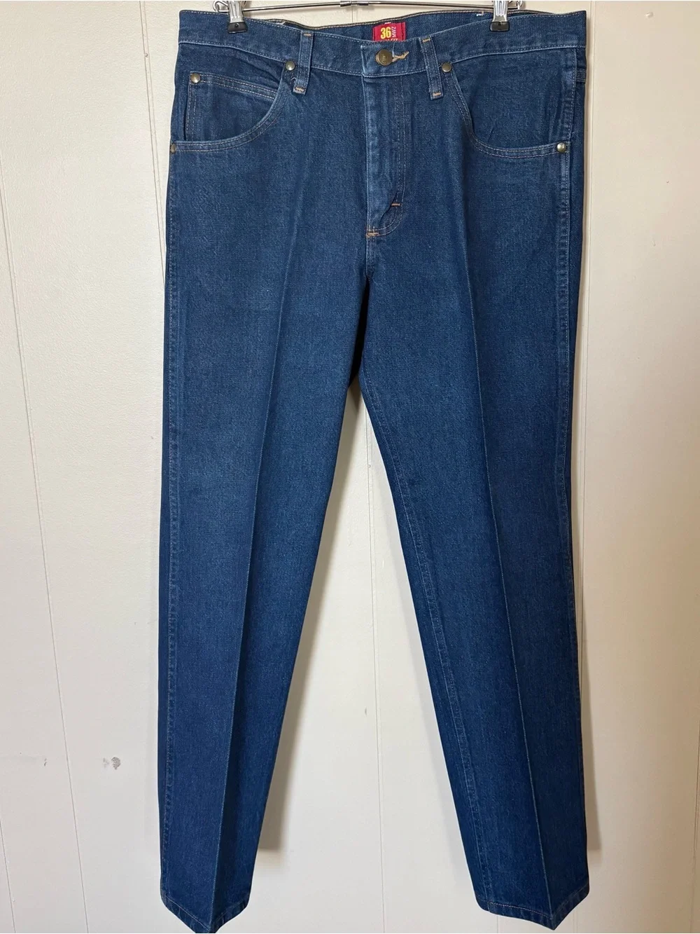 Wrangler Men's Slim Jeans in Dark Blue